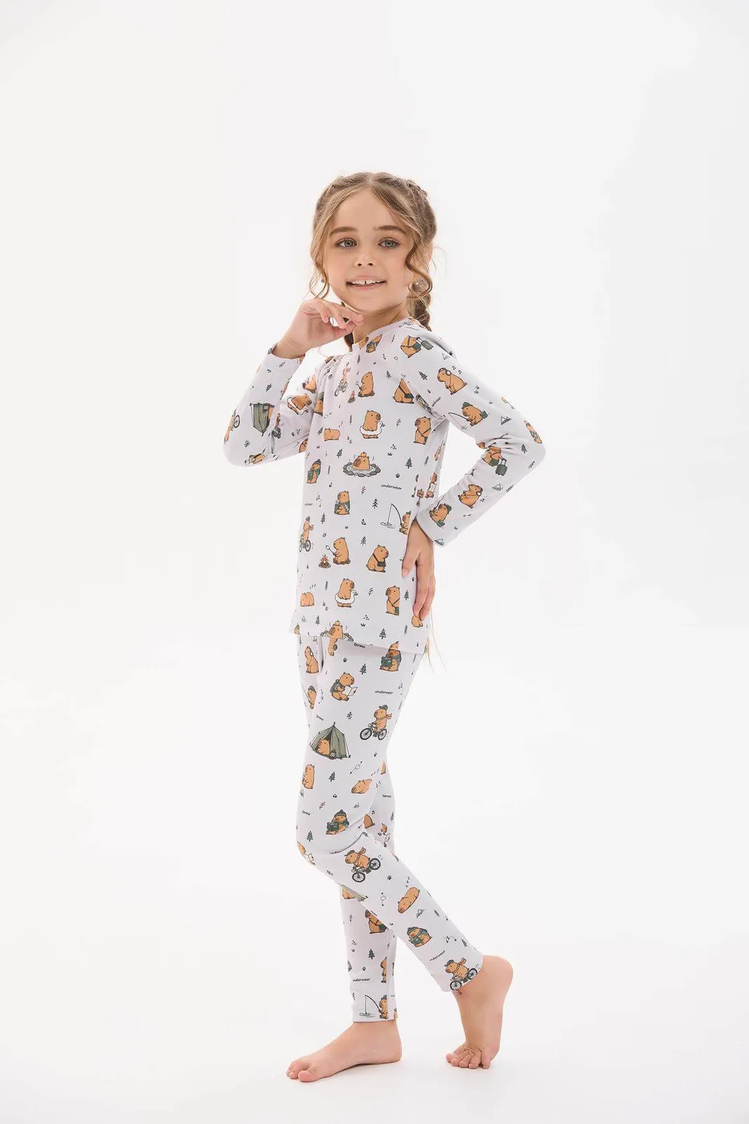 Термобілизна дитяча Thermo Print Kids — CAPYBARA