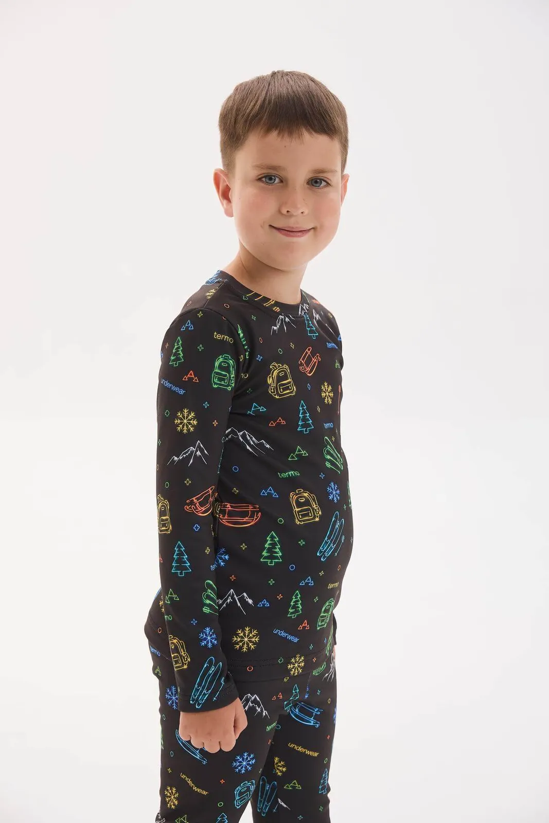 Термобілизна дитяча Thermo Print Kids — NEON WINTER